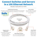 TRIPP-LITE N261AB-014-WH N261AB-014-WH Enet Cable RJ45 PLUG-PLUG 14FT White