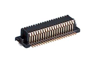 HIROSE(HRS) DF12NB(3.0)-10DS-0.5V(51) Mezzanine Connector Receptacle 0.5 mm 2 Rows 10 Contacts Surface Mount Phosphor Copper