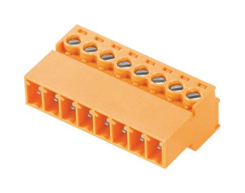 Weidmuller 1969630000 Pluggable Terminal Block 3.81 mm 9 Ways 28 AWG 16 1.5 mm&sup2; Screw