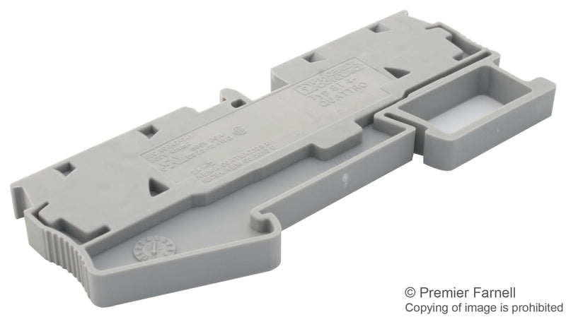 Phoenix Contact ST 4-QUATTRO DIN Rail Mount Terminal Block 4 Ways 28 AWG 10 6 mm&Acirc;&sup2; Clamp 32 A