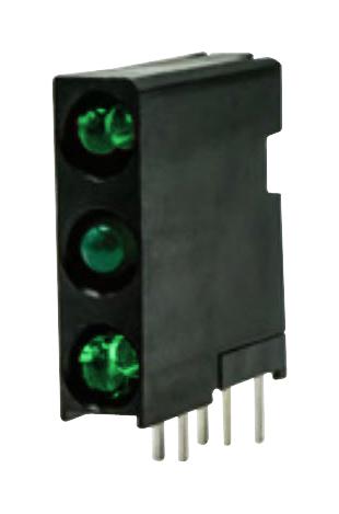 Dialight 564-2210-222F CKT Board Indicator Green 50MCD TH