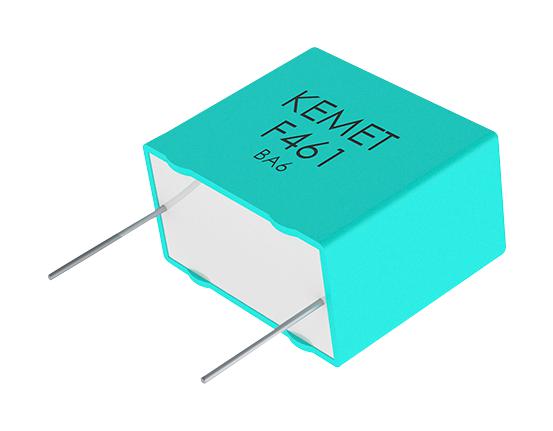 Kemet F464BB102J2K5A DC Film Capacitor Pulse 1000 pF 2.5 kV PP (Polypropylene) &plusmn; 5% F464 Series Radial Box