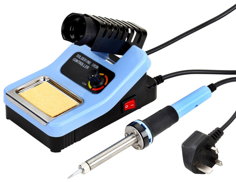 Multicomp PRO MP740841 UK Soldering Station 48W 240 Vac Holder Sponge &amp; Mini Drawer