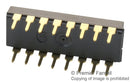 Alcoswitch - TE Connectivity 1825360-5 1825360-5 DIP / SIP Switch 8 Circuits Slide Through Hole Spst 24 V 100 mA