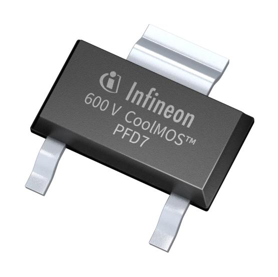 Infineon IPN60R1K5PFD7SATMA1 Power Mosfet N Channel 600 V 3.6 A 1.23 ohm SOT-223 Surface Mount