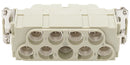 Multicomp PRO MP009612 Heavy Duty Connector Combination MP-HK Inserts Insert 8+PE Contacts 24B Receptacle