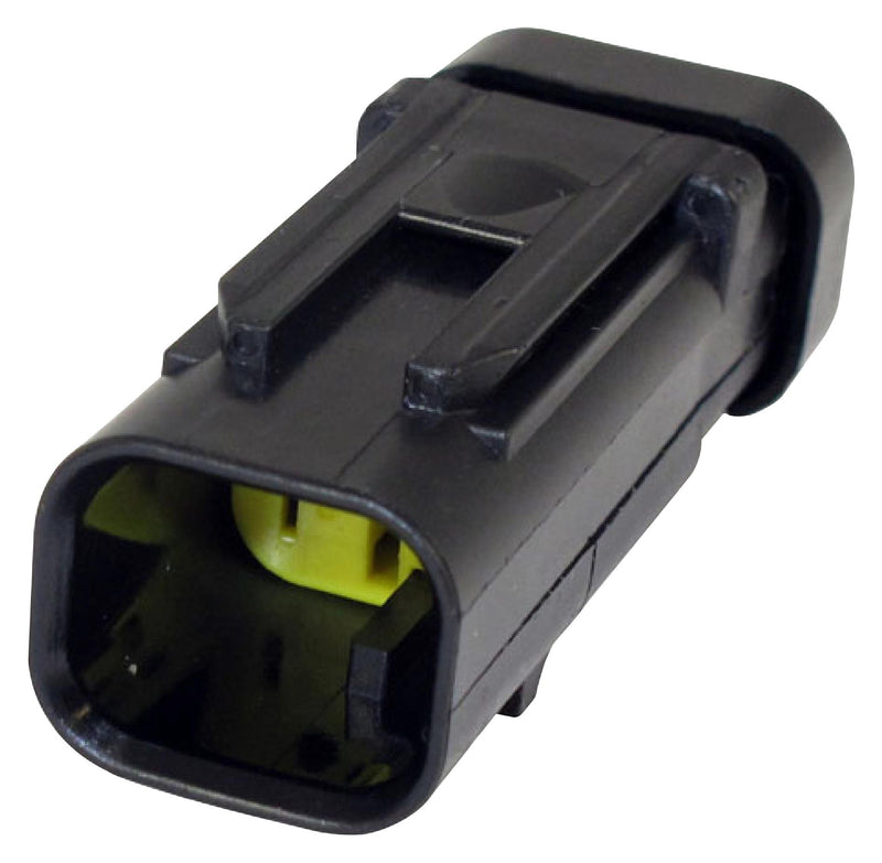 TE Connectivity 776534-3 Automotive Connector Housing Yellow Ampseal 16 Receptacle 2 Ways