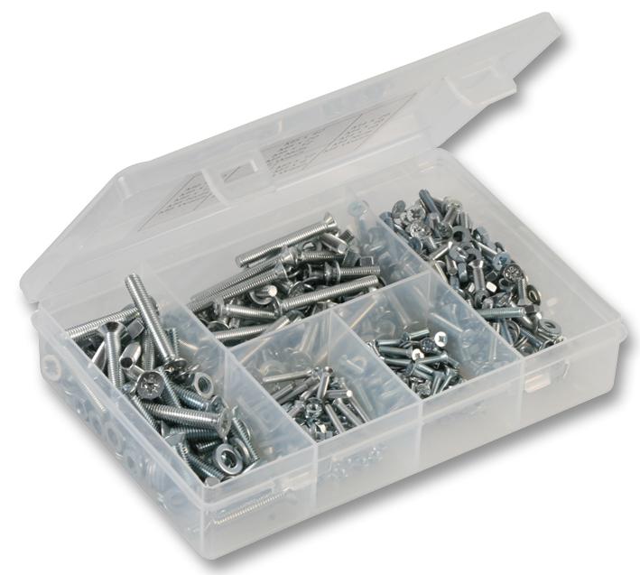 DURATOOL D01615 Countersunk Pozi Machine Screw Pack 800 Pcs