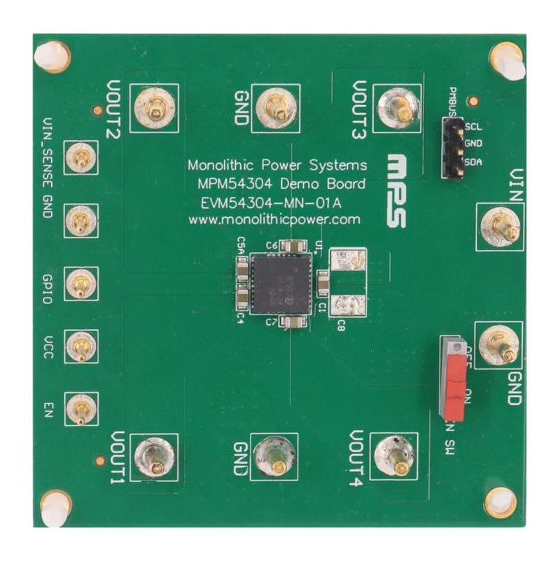 Monolithic Power Systems (MPS) EVM54304-MN-01A Evaluation Kit MPM54304GMN-0000 Management Step Down DC / Converter