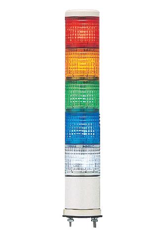 Schneider Electric XVC4B5K Beacon LED Blue Transparent Green Orange Red Steady 24VDC IP54 44mm Dia. 240.5mm Height