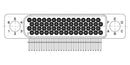 Amphenol Aerospace HDB-D4-060M042X HDB-D4-060M042X Rect Power Conn HDR 60POS 4ROW