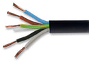 PRO POWER 3185Y-1.50MMBLK100M Multicore Unscreened Cable, Flexible, Black, 5 Core, 1.5 mm&sup2;, 328 ft, 100 m