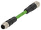 TE Connectivity TAD14545101-003 TAD14545101-003 Sensor Cable D-Code M12 Plug Receptacle 4 Positions 1.5 m 4.9 ft