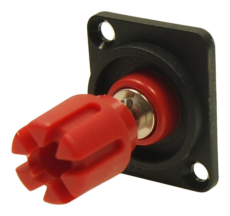 Cliff Electronic Components CP303011X Binding Post Plain Hole TP Series 30 A Panel Mount Black Red