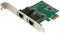 Startech ST1000SPEXD4 Ethernet Network Adapter PCI Express RJ45 10/100/1000 Mbps 2 Port Gigabit