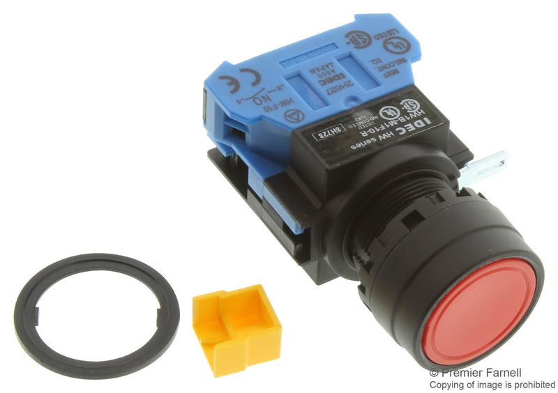 Idec HW1B-M1F10-R HW1B-M1F10-R Switch Industrial Pushbutton 22MM