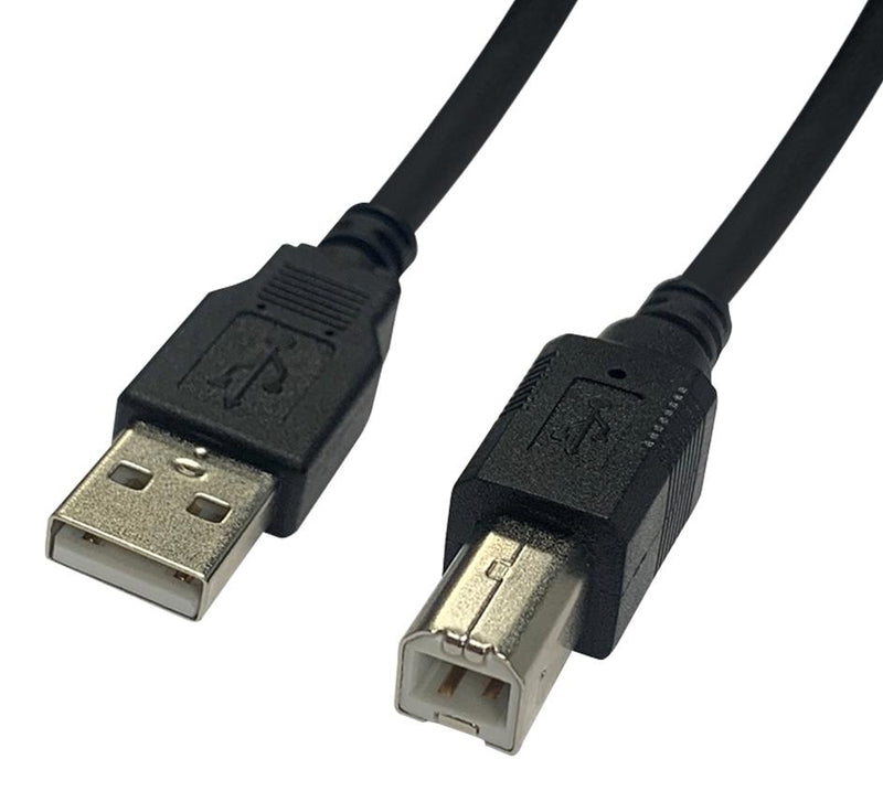 Videk 2585NL-0.5BK 2585NL-0.5BK USB Cable Type A Plug to B 500 m 1.64 ft 2.0 Black