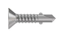 TR Fastenings 6.3 X 50 KTSTDX Z100 WINGED Countersunk Head Screw Steel 6.3X50MM