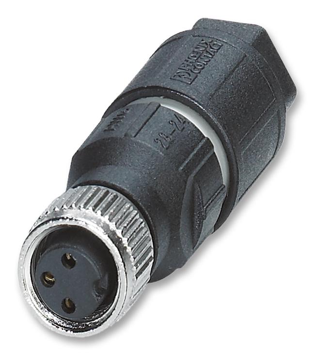 Phoenix Contact SACC-M 8FS-3QO-05-M SACC-M 8FS-3QO-05-M Sensor Connector M8 Female 3 Positions IDC / IDT Socket Straight Cable Mount