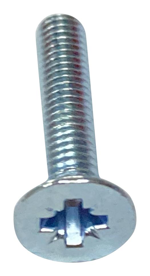 Multicomp PRO MP006519 MP006519 Machine Screw M2.5 20 mm Carbon Steel Zinc Flat / Countersunk Head Pozidriv