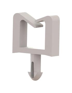 Essentra Components MWS-1-01 Wire Saddle Push IN Nylon 6.6 Natural