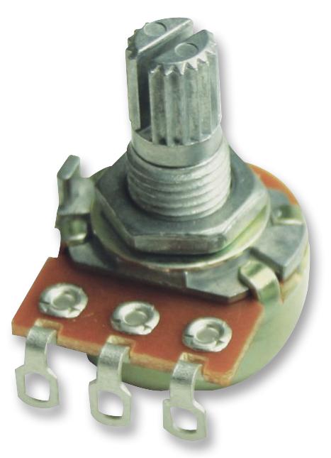 TT Electronics / BI Technologies P160KNP-0QC20A10K P160KNP-0QC20A10K Rotary Potentiometer Conductive Plastic 10 Kohm 1 Turns Logarithmic 100 mW &plusmn; 20% P160