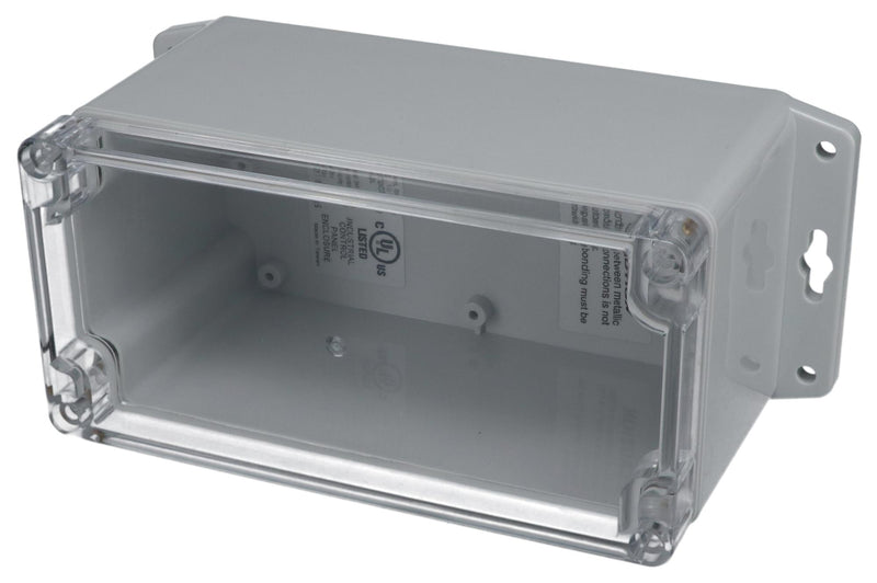 BUD Industries PN-1333-ACMB PN-1333-ACMB Enclosure Wall Mount PC GREY/CLEAR