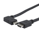 L-COM HD21PRAL-MM-BLK-05M Hdmi 2.1 Cable M/RA-LEFT-M PVC BLK 0.5M 52AK0479 New