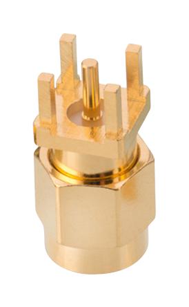 Wurth Elektronik 60314002124524 60314002124524 RF / Coaxial Connector SMA Straight Plug Through Hole Vertical 50 ohm Brass