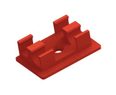 Essentra Components EFA04-61-ASS EFA04-61-ASS Adhesive Cable Clip RED 0.236" PA 6.6