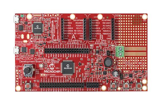 Microchip DM330028-2 Development Board dsPIC33CH DSC Curiosity On-Board Pickit Programmer/Debugger