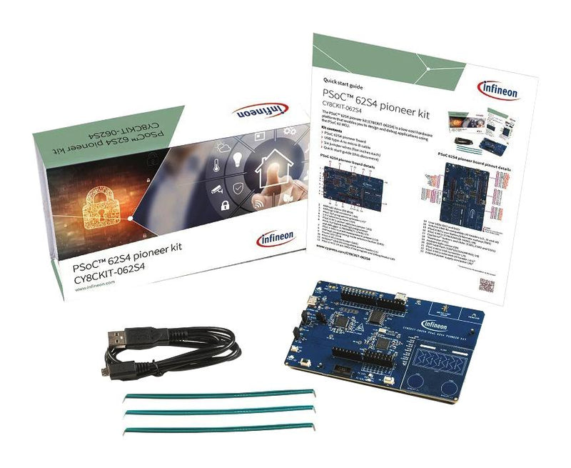 Cypress - Infineon Technologies CY8CKIT-062S4 CY8CKIT-062S4 Embedded Development Kit ARM Psoc 62S4 Cortex-M0+/Cortex-M4 New