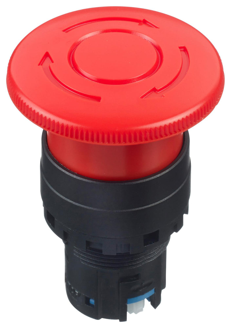 Idec HW1B-V4R Switch Actuator Red Push Lock HW Series Non-Illuminated Emergency Stop Pushbutton Switches