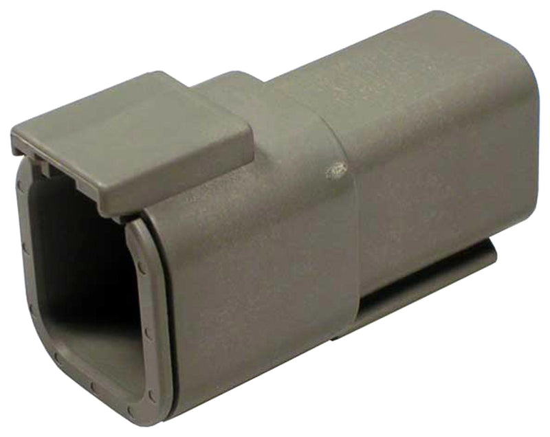 Deutsch - TE Connectivity DTM04-6P Automotive Connector Housing DTM Receptacle 6 Ways AMP Series Size 20 Pin Contacts