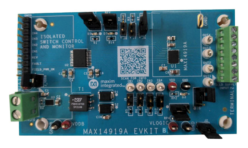 Maxim Integrated / Analog Devices MAX14919AEVKIT# MAX14919AEVKIT# Evaluation Kit MAX14919A Low Side Switch Power Management - Load