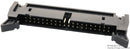 Multicomp MC-254-50-SL-RA-DIP Wire-To-Board Connector Right Angle With Short Ejector (7.5mm) 2.54 mm 50 Contacts Header