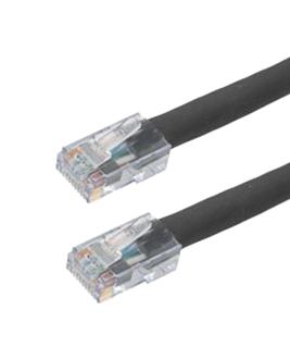 L-COM TRD524HF-BLK-15F Enet Cord CAT5E RJ45 PLUG-PLUG 15 New