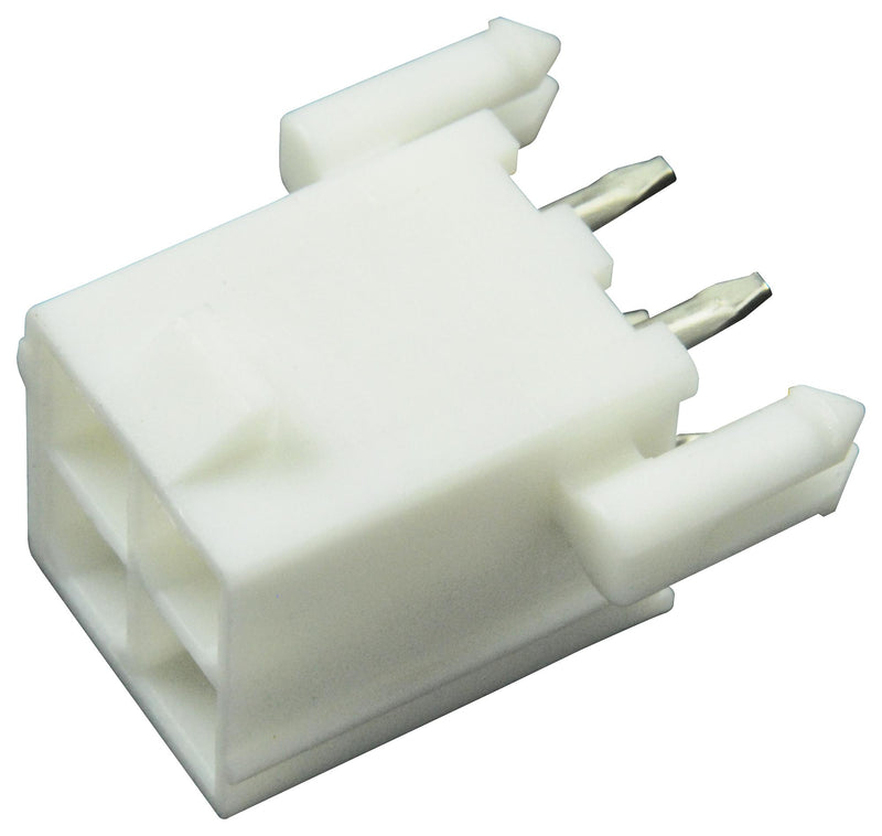 Molex 39-28-9048 Wire-To-Board Connector 4.2 mm 4 Contacts Header Mini-Fit Jr. 5566 Series Through Hole 2 Rows