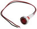 Mallory FL1P-10NW-1-R12V LED RED 10MM NUT 12VAC/DC STK &pound; 99AC2485