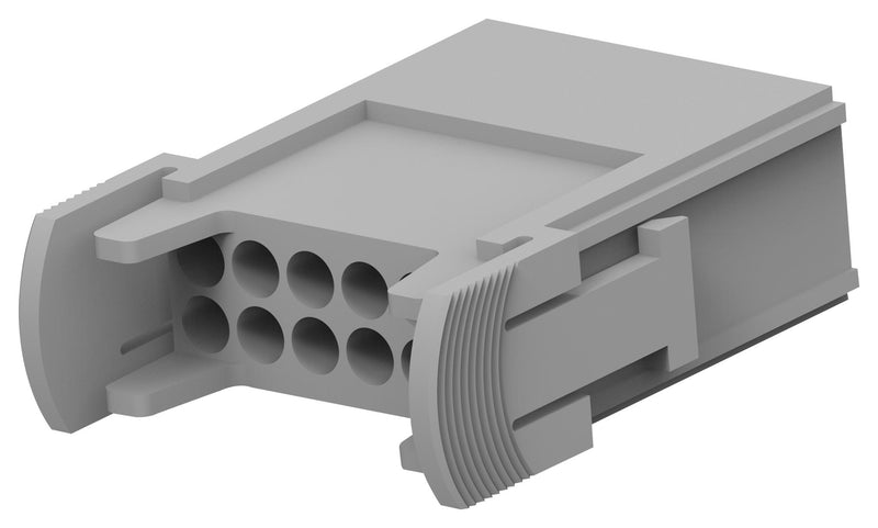 TE Connectivity T2111122101-007 Heavy Duty Connector Insert HMN Series 12 Contacts Plug Crimp Pin - Not Supplied 10 A