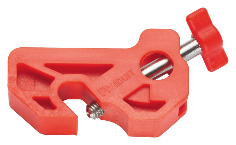 Panduit PSL-MCBNT Lockout Device Circuit Breaker Red Miniature Stainless Steel Nylon No Tool