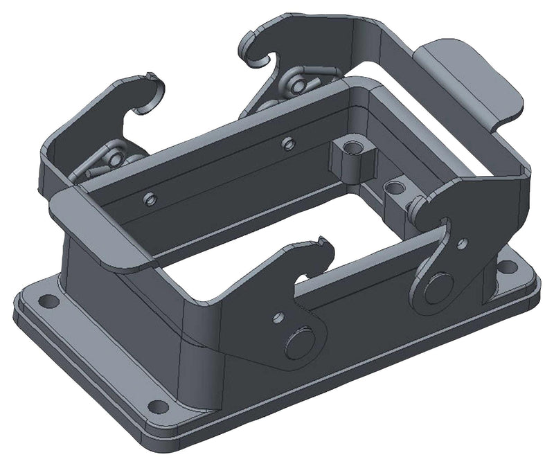 TE Connectivity T1419320000-000 Heavy Duty Connector Base HA Series Bulkhead Mount 32A AMP Connectors