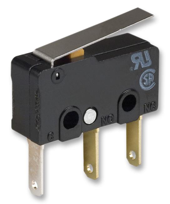 Omron SS-01GLT SS-01GLT Microswitch Subminiature Hinge Lever Spdt Quick Connect 100 mA 30 VDC