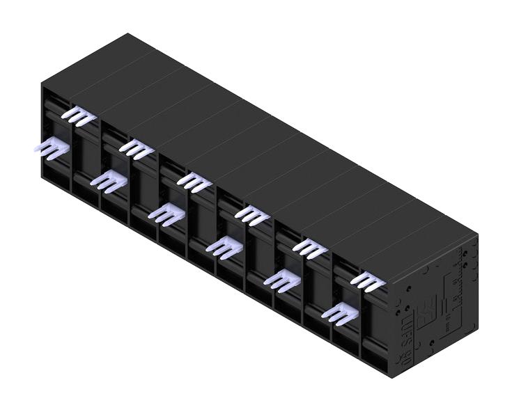 Weidmuller 2500550000 2500550000 Wire-To-Board Terminal Block 10 mm 12 Ways 18 AWG 4 16 mm&Acirc;&sup2; Push In