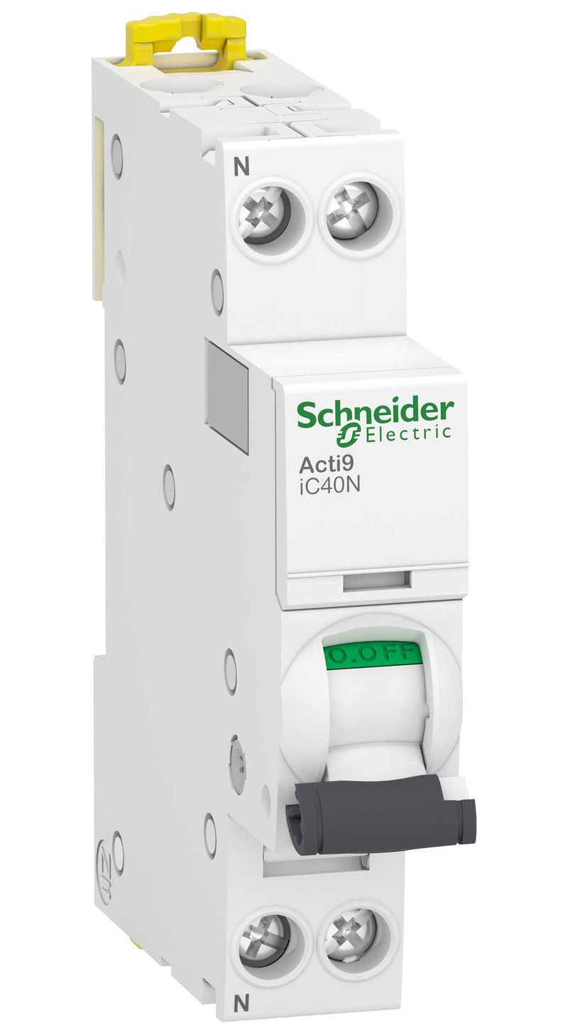 Schneider Electric A9P44632 Thermal Magnetic Circuit Breaker Acti9 iC40N Series 32 A 1 Pole 230 V DIN Rail