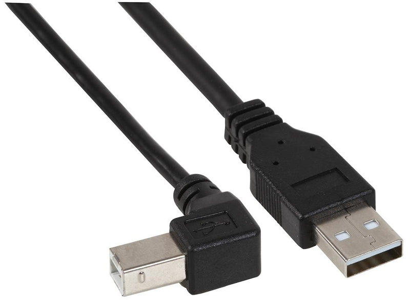 PRO Signal PSG91621 PSG91621 USB Cable Type A Plug to B 1 m 3.28 ft 2.0 Black