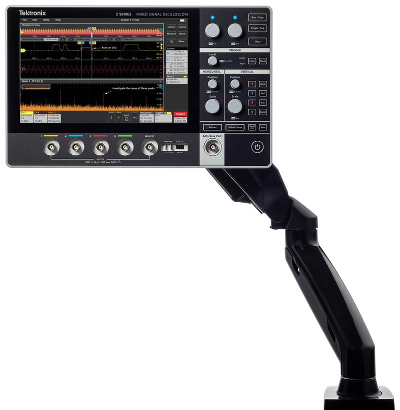 Tektronix MSO22 2-BW-200 MSO / MDO Oscilloscope 2 Series Channel 200 MHz 2.5 Gsps 10 Mpts