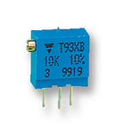 VISHAY T93XB503KT20 Trimmer Potentiometer, 50 kohm, 500 mW, &plusmn; 10%, T93XB Series, 23 Turns, Through Hole