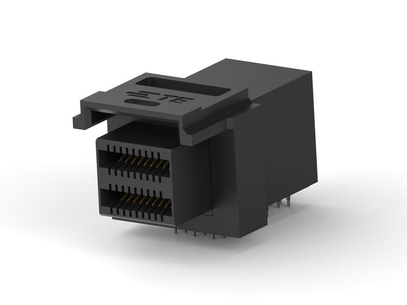 TE Connectivity 2227580-1 2227580-1 I/O Connector 36 Contacts Receptacle Mini SAS HD Press Fit Through Hole Mount Right Angle