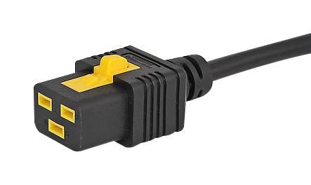 Schurter 6051.2045 PWR Cord IEC C19-SWITZERLAND Plug BLK